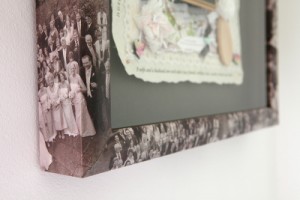 Wedding frame close up