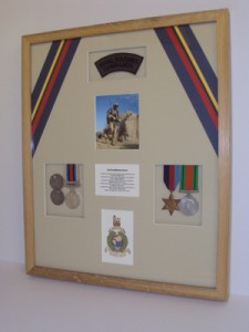 Framed Medals & Memorabilia