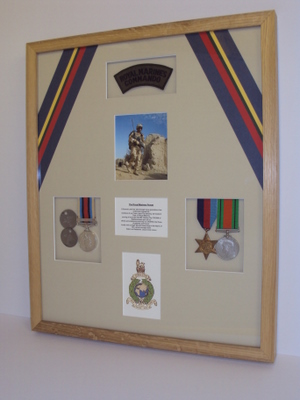 Framed Medals & Memorabilia