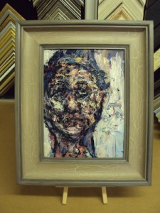Hand Finished Frame - crackle glaze