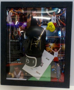 Framed Boxing Memorabilia