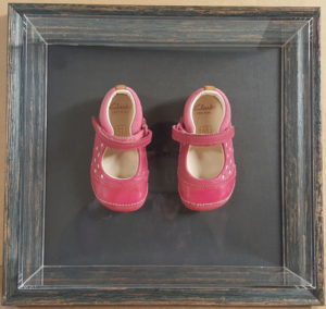 Framed First pair of shoes