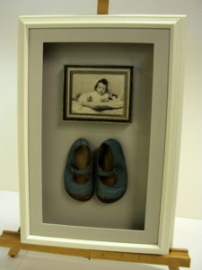 Framed Shoes & Photograph