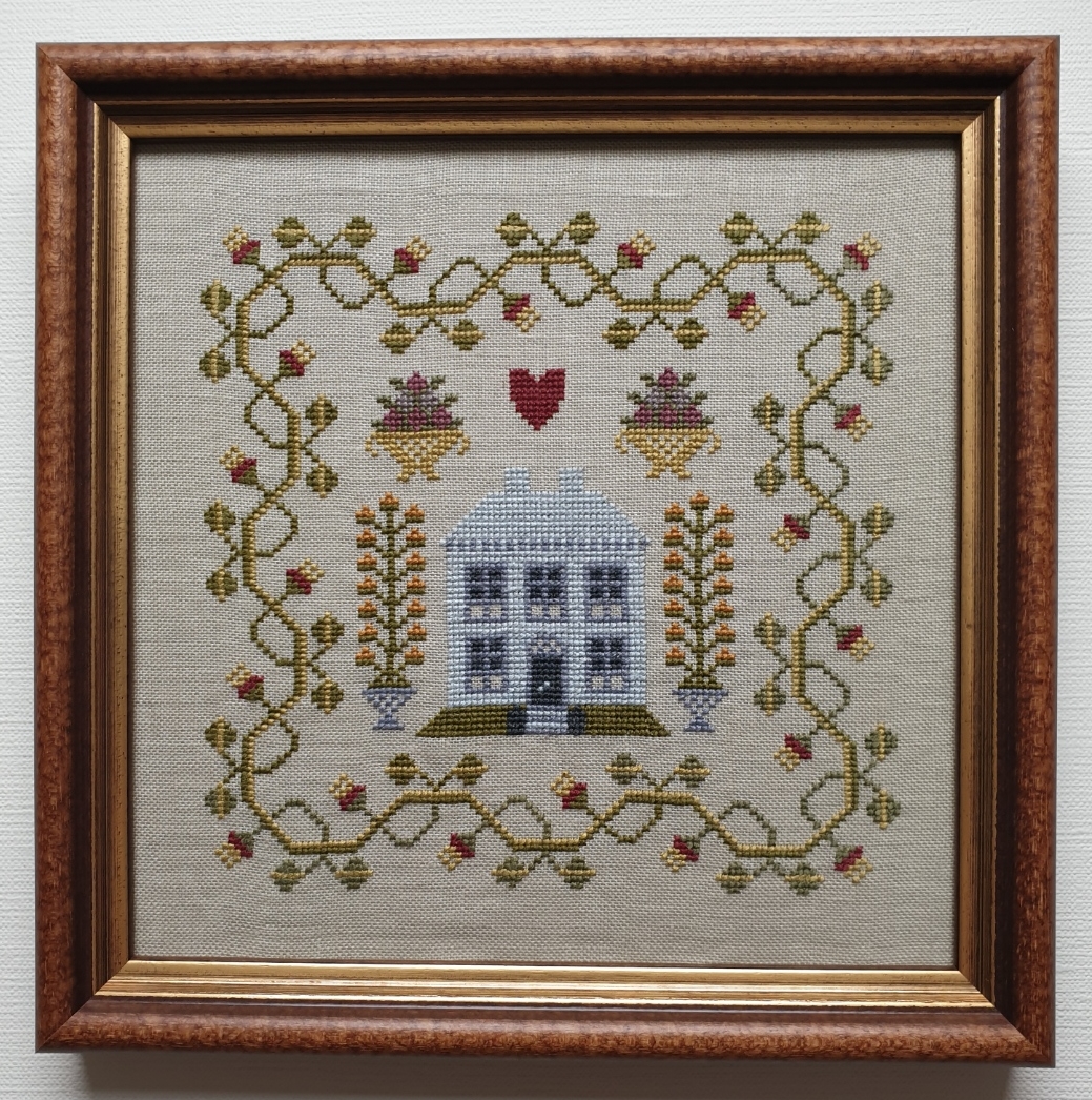 Cross Stitch in a traditional frame Bespoke Framing